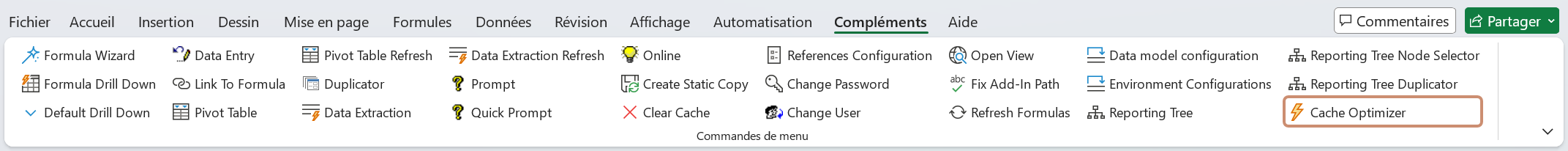 Optimiseur de cache