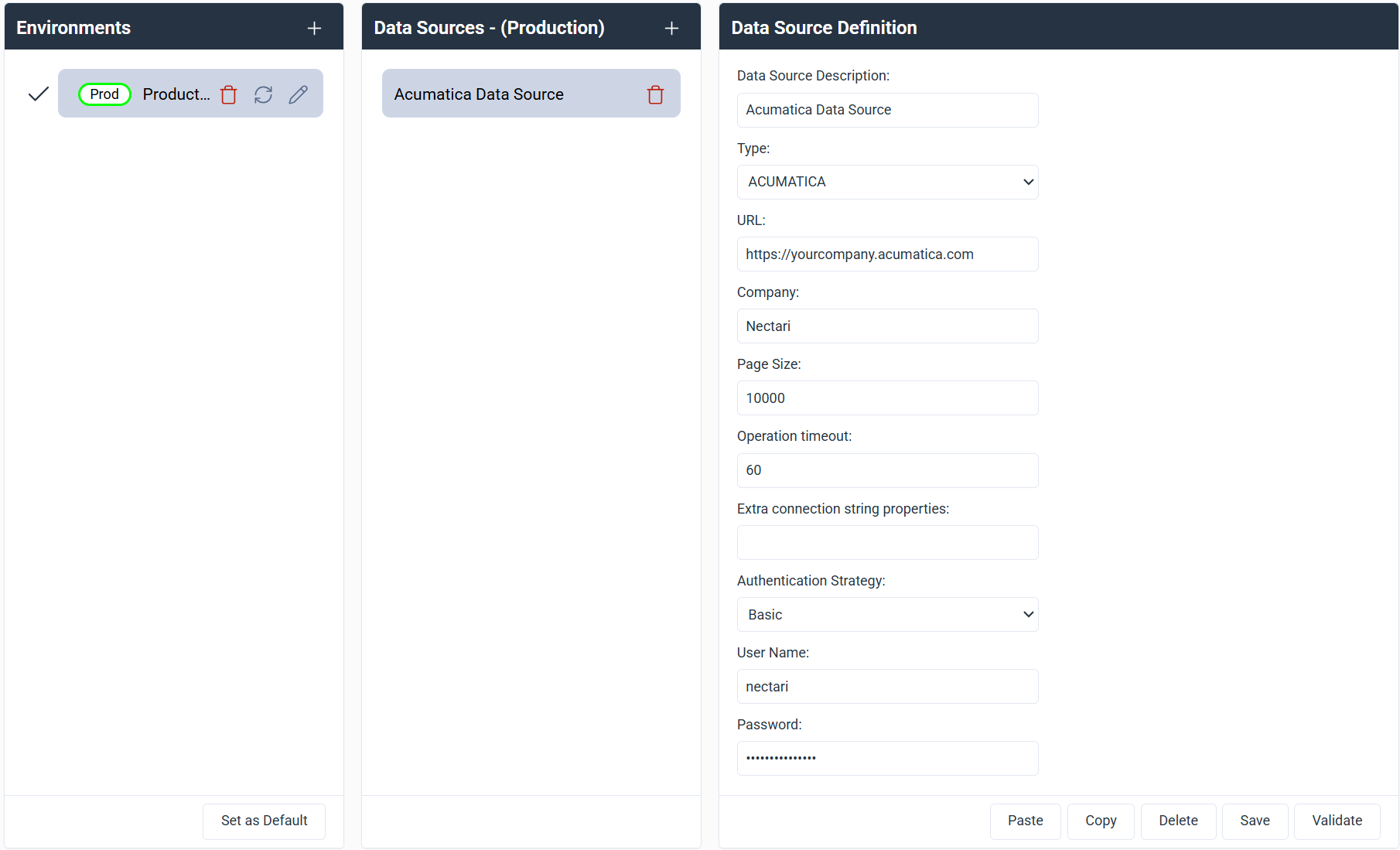 Acumatica Basic Authentication