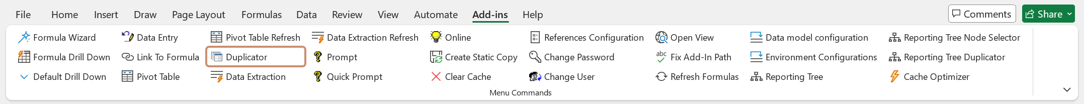 Excel Add-in Duplicator