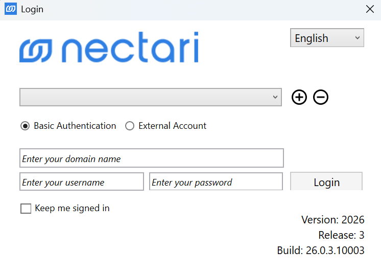Excel Add-in Sign In