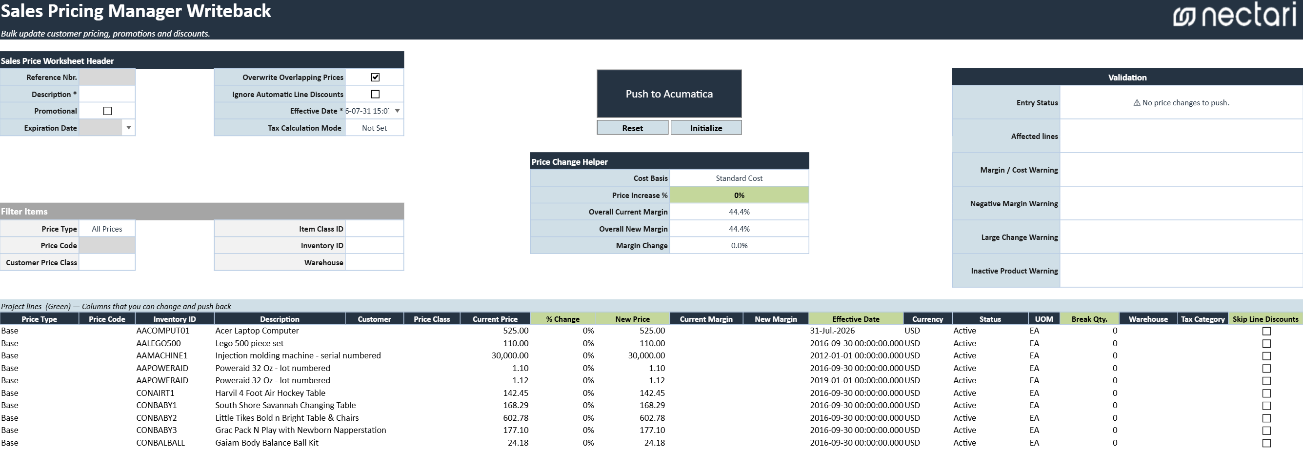 Sales Pricing Manager